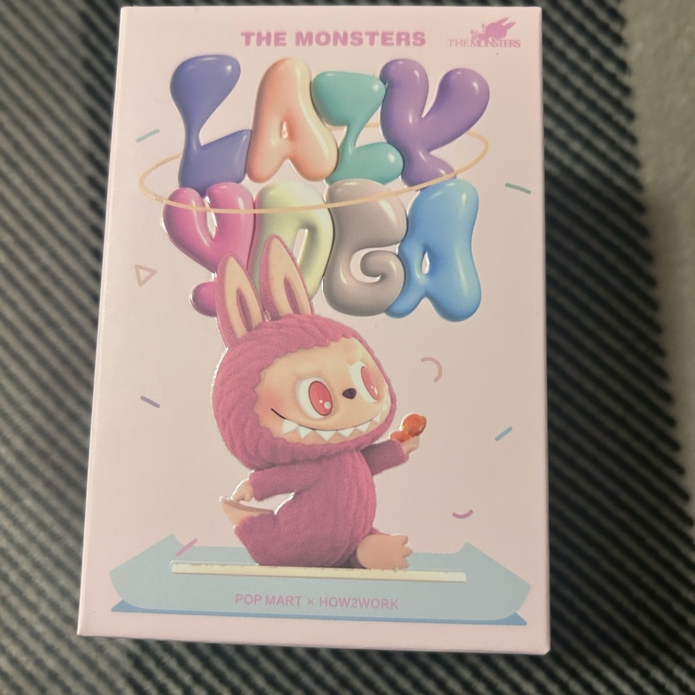 The Monsters Lazy Yoga Toy blind box labubu